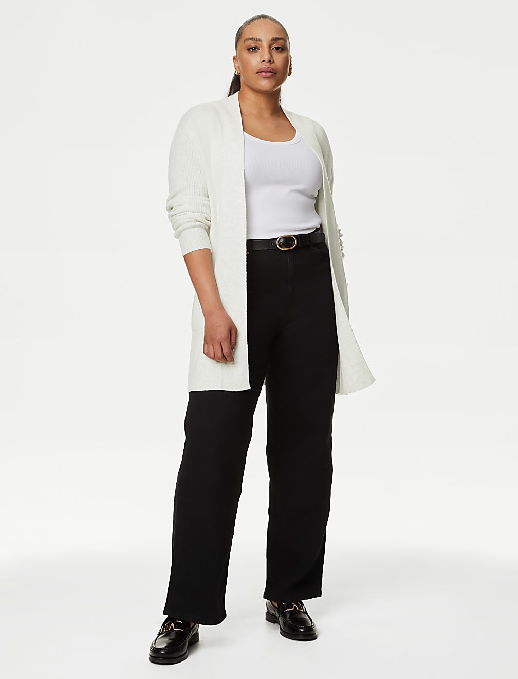 Soft Touch Knitted Longline Cardigan
