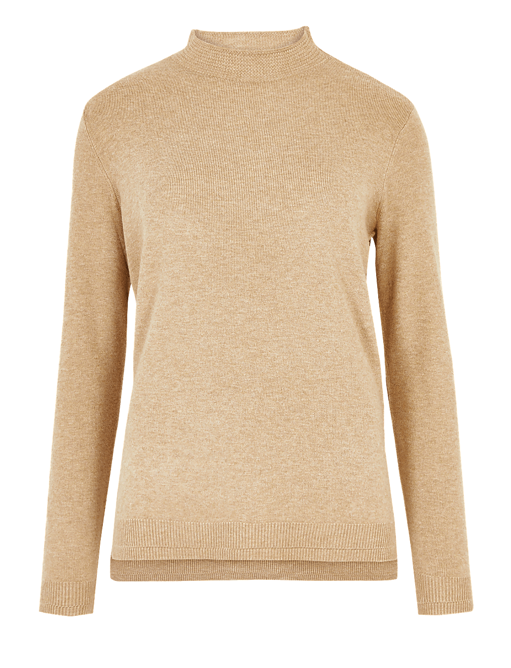 Soft Touch Funnel Neck Relaxed Jumper
