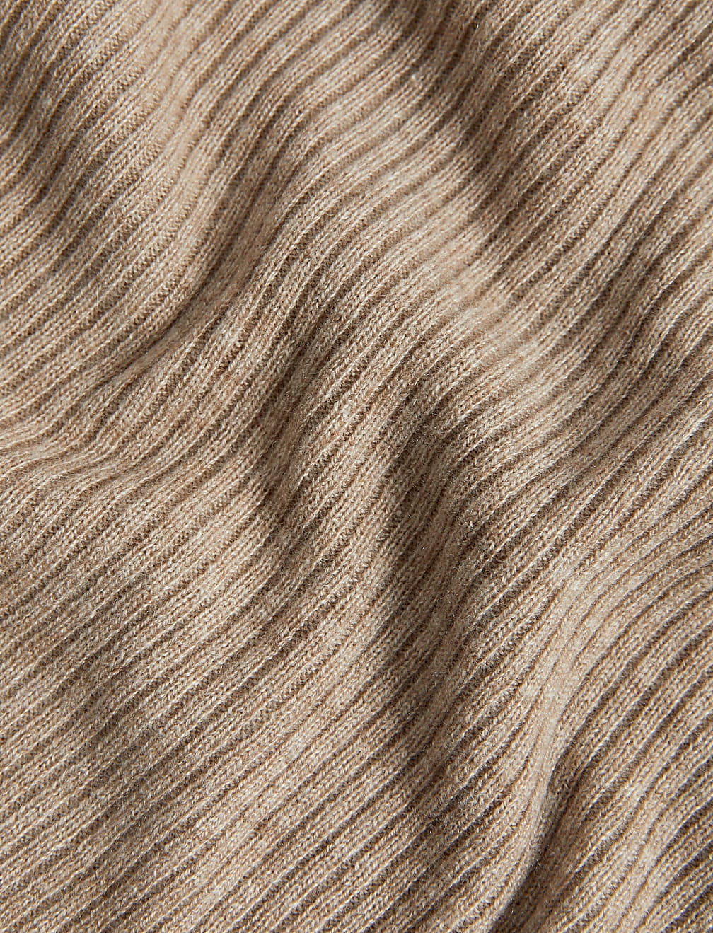 Merino Wool With Cashmere Ribbed Jumper