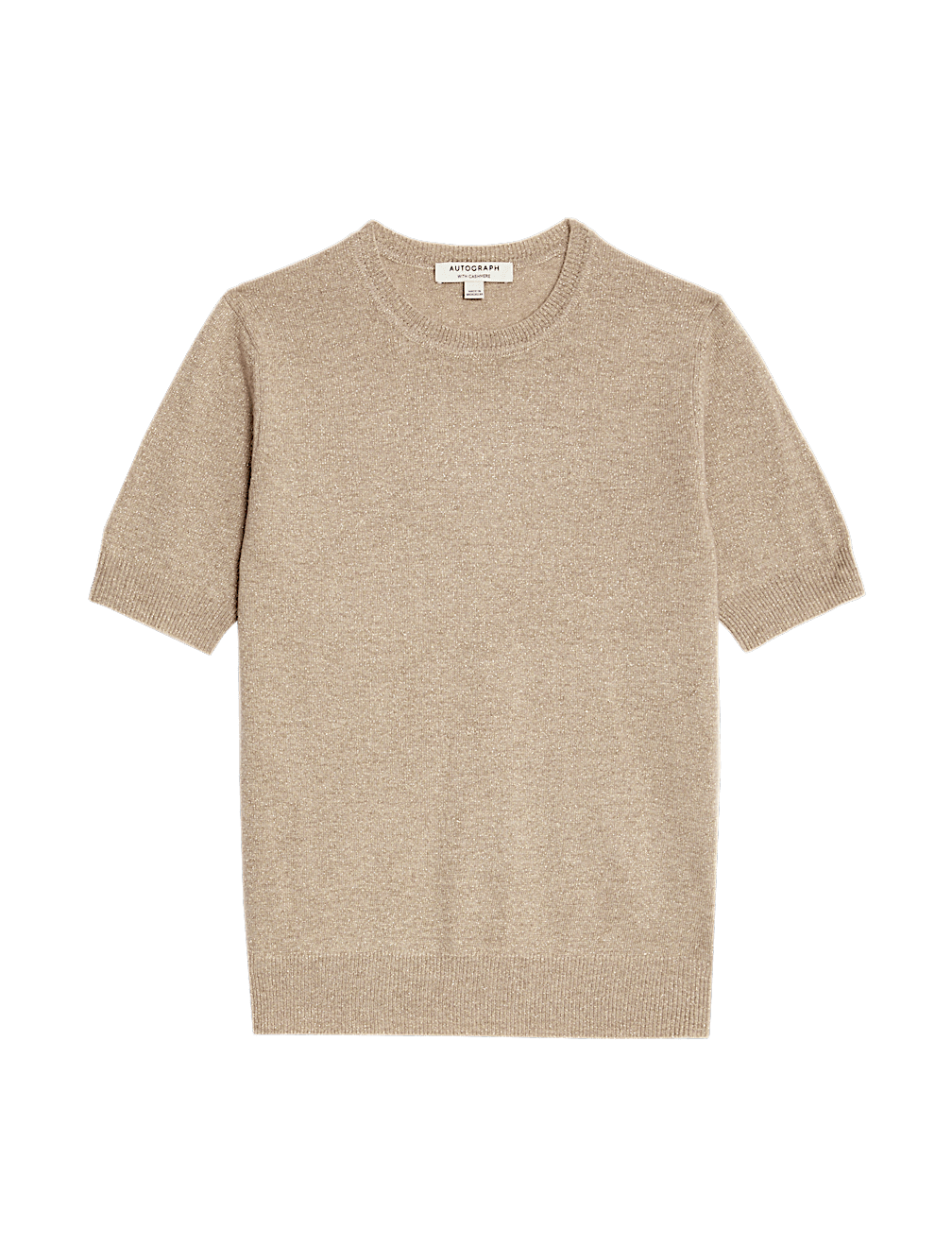 Merino Wool Rich Knitted Top with Cashmere