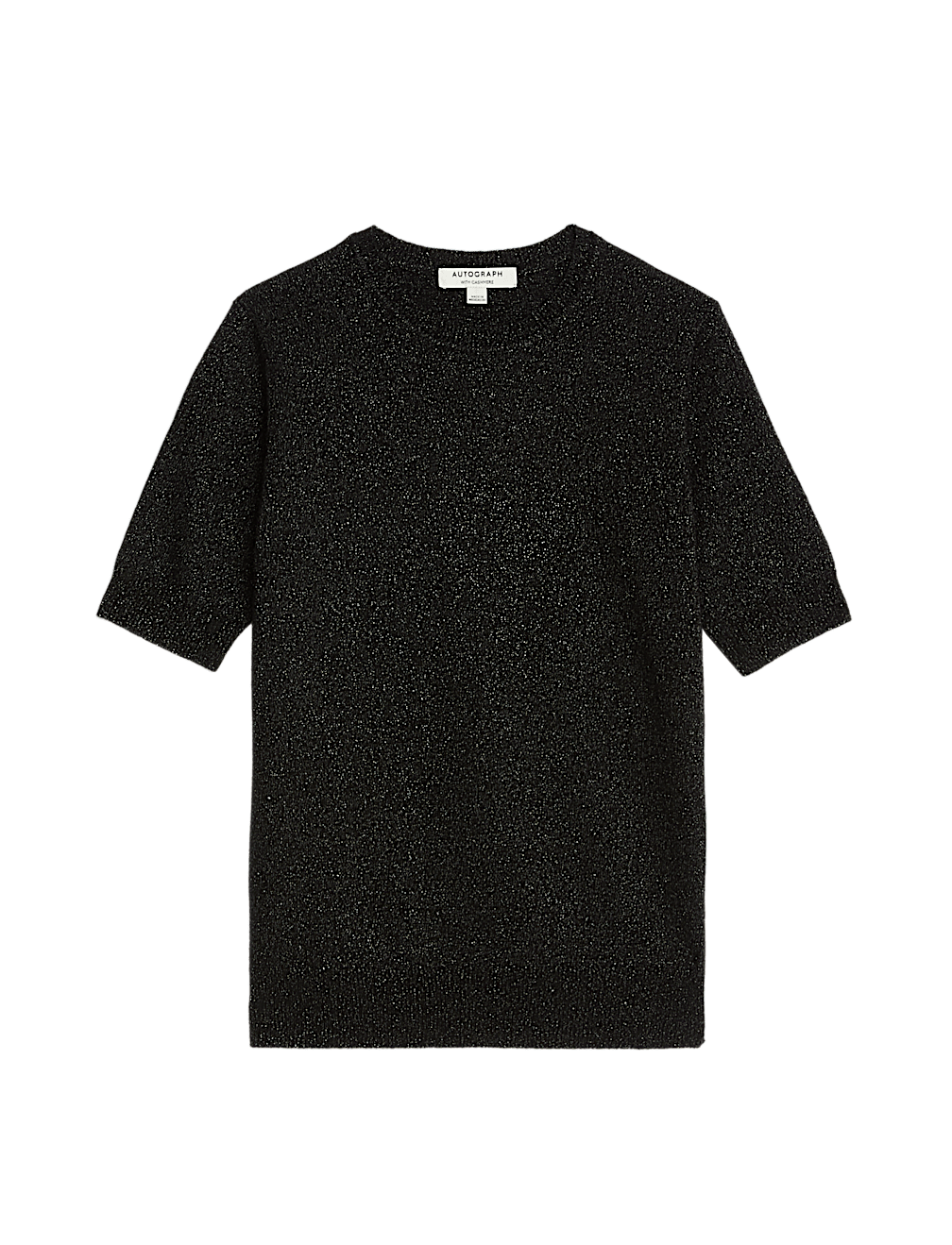 Merino Wool Rich Knitted Top with Cashmere