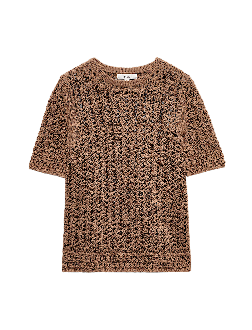 Cotton Rich Textured Knitted Top