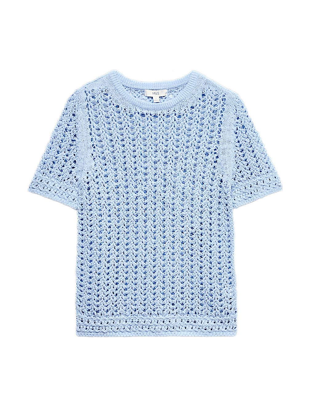 Cotton Rich Textured Knitted Top