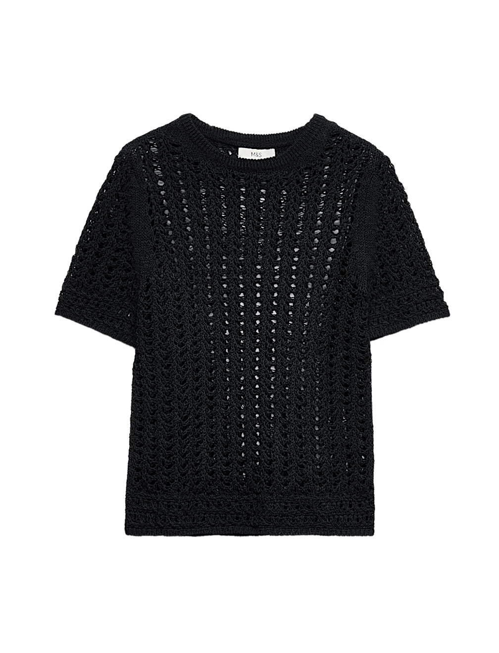 Cotton Rich Textured Knitted Top