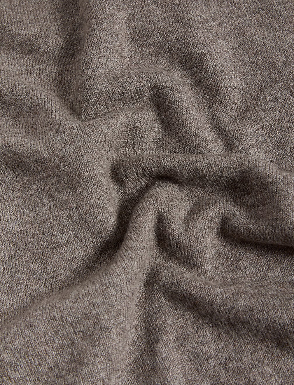 Air-Yarn Crew Neck Knitted Top