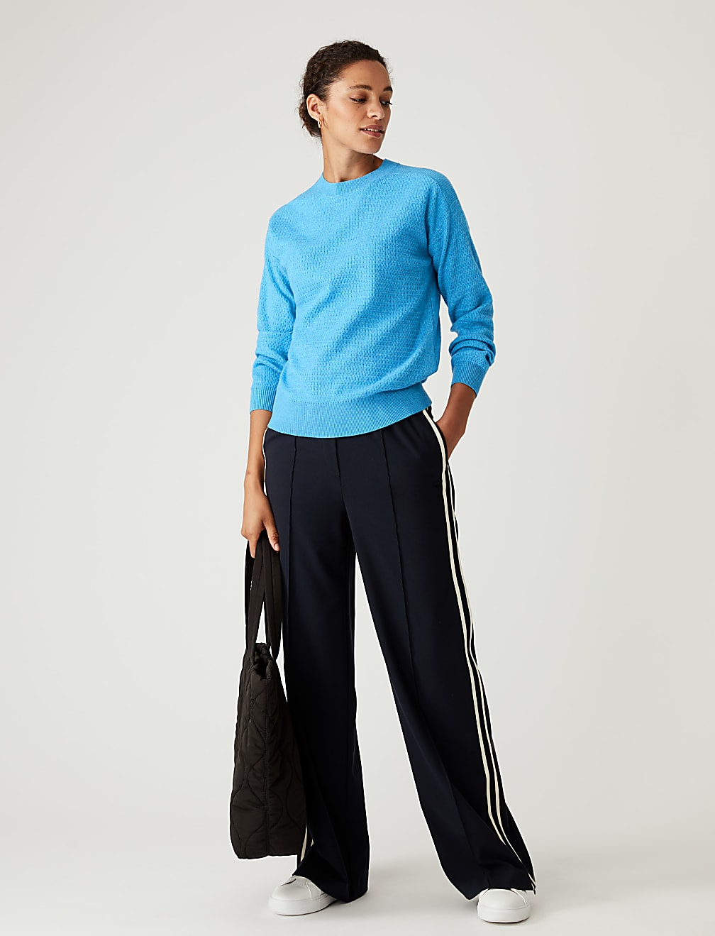 Soft Touch Textured Relaxed Jumper