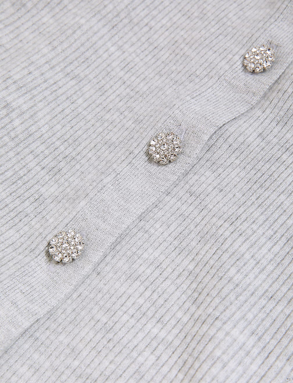 Ribbed Collared Cardigan