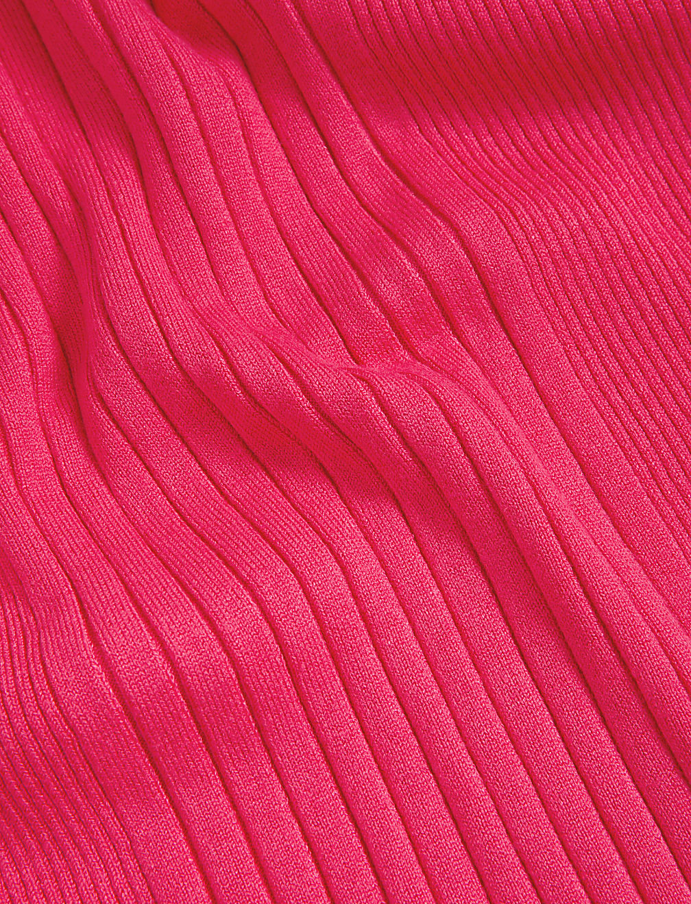 Ribbed Crew Neck Knitted Top