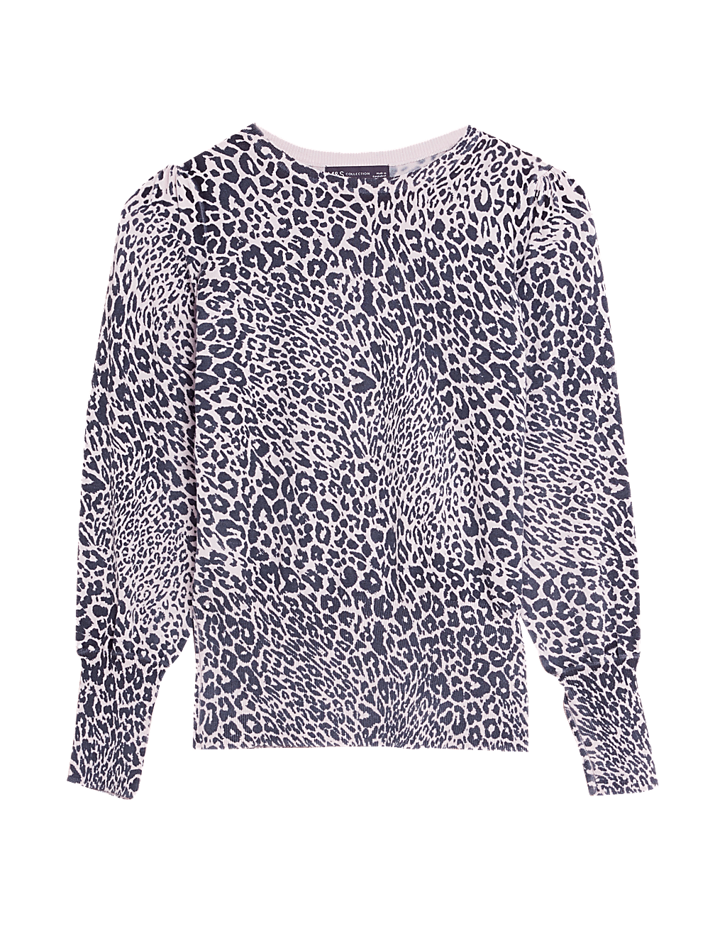 Animal Print Crew Neck Jumper