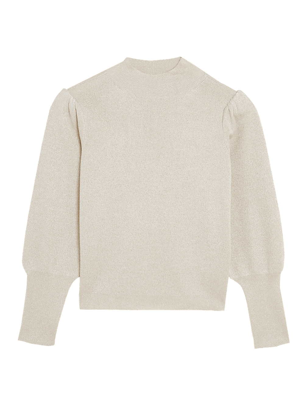 Sparkly Funnel Neck Jumper
