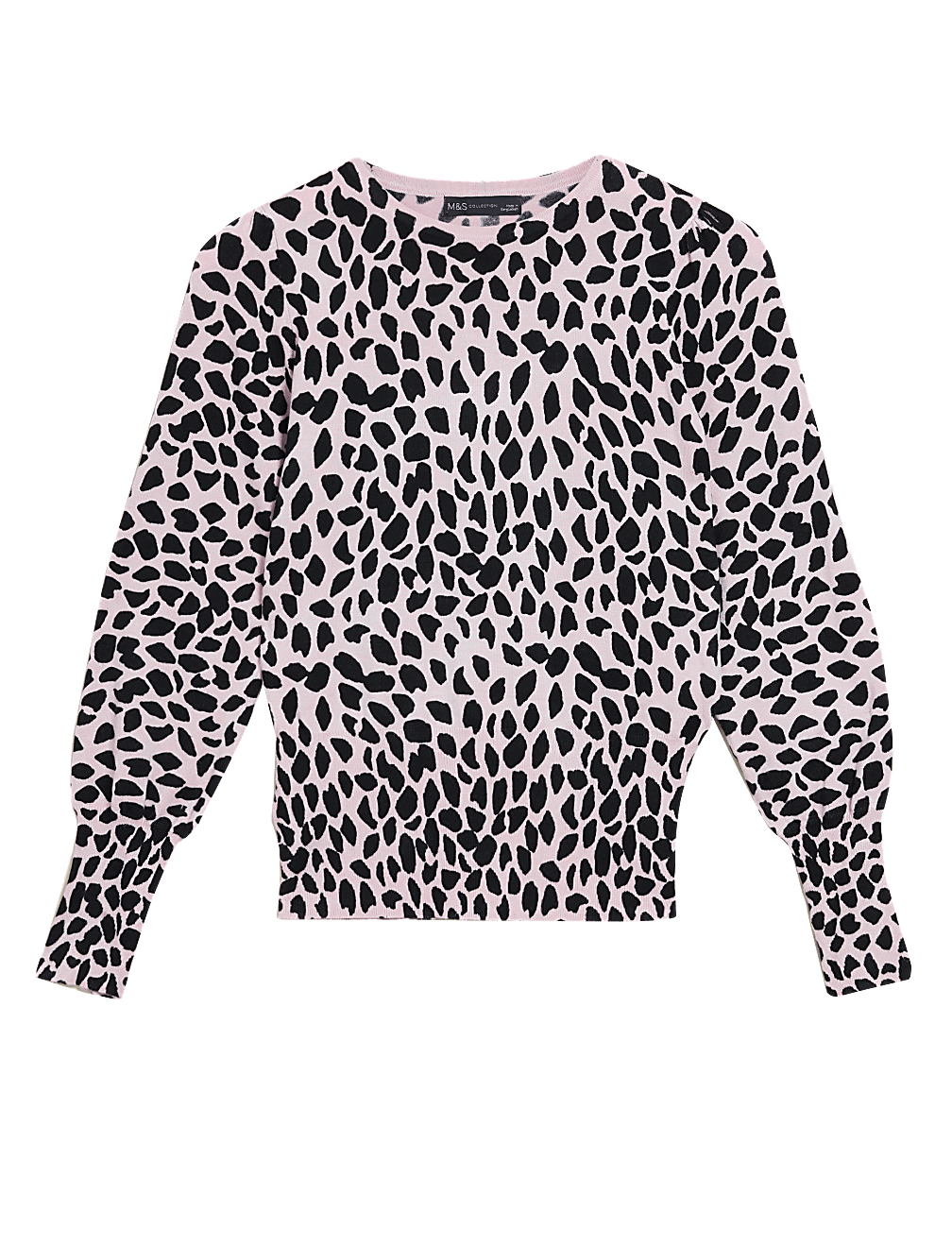 Animal Print Crew Neck Jumper