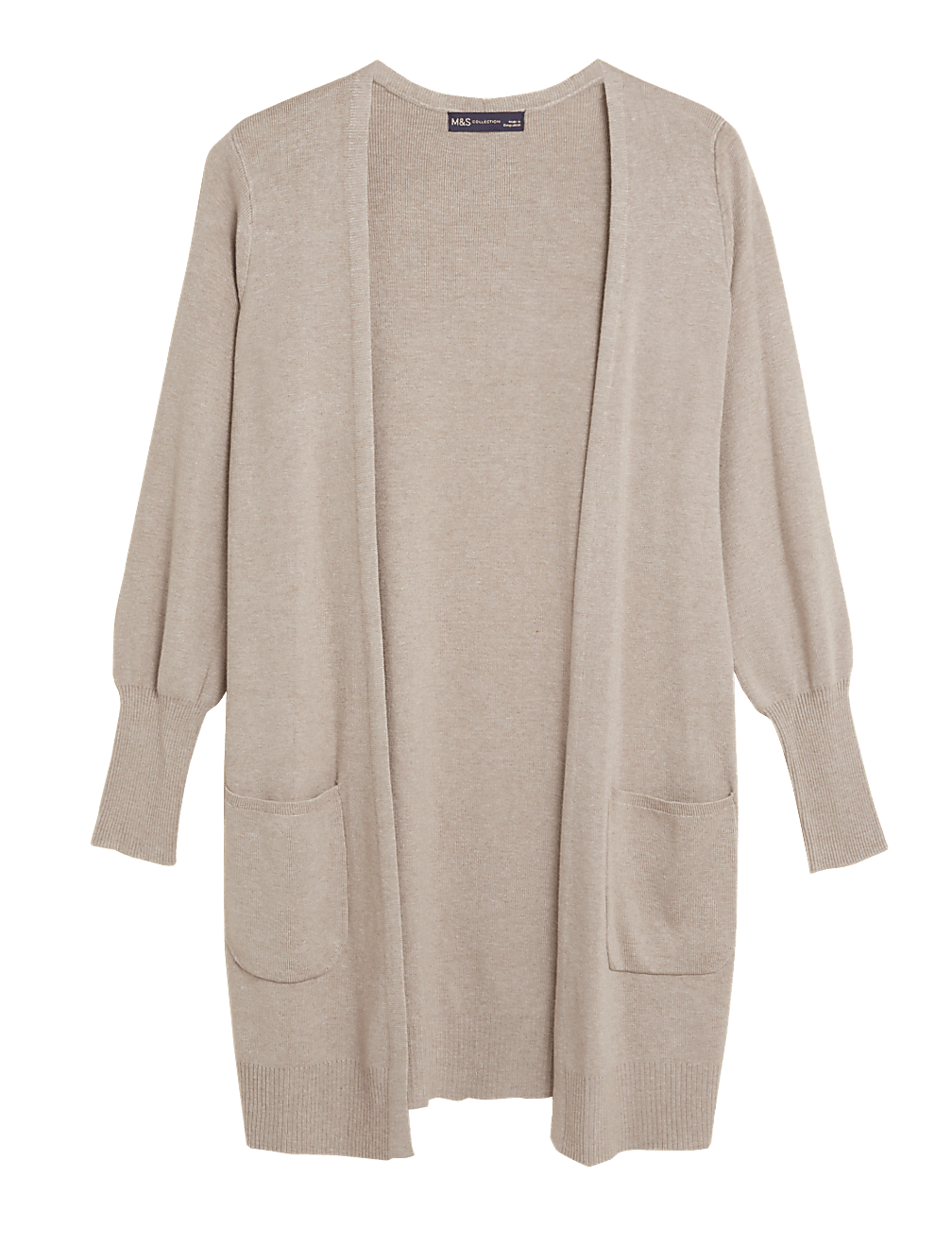 Relaxed Longline Cardigan
