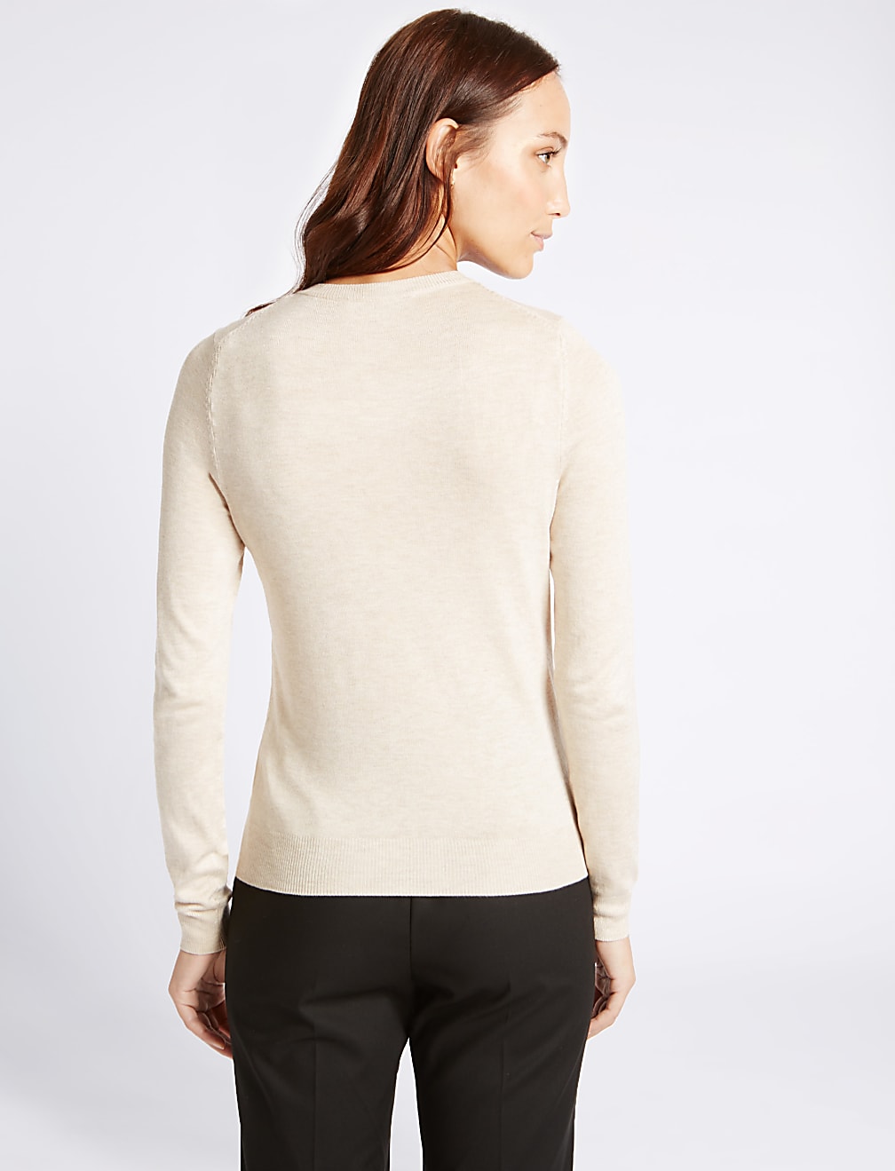 Round Neck Cardigan