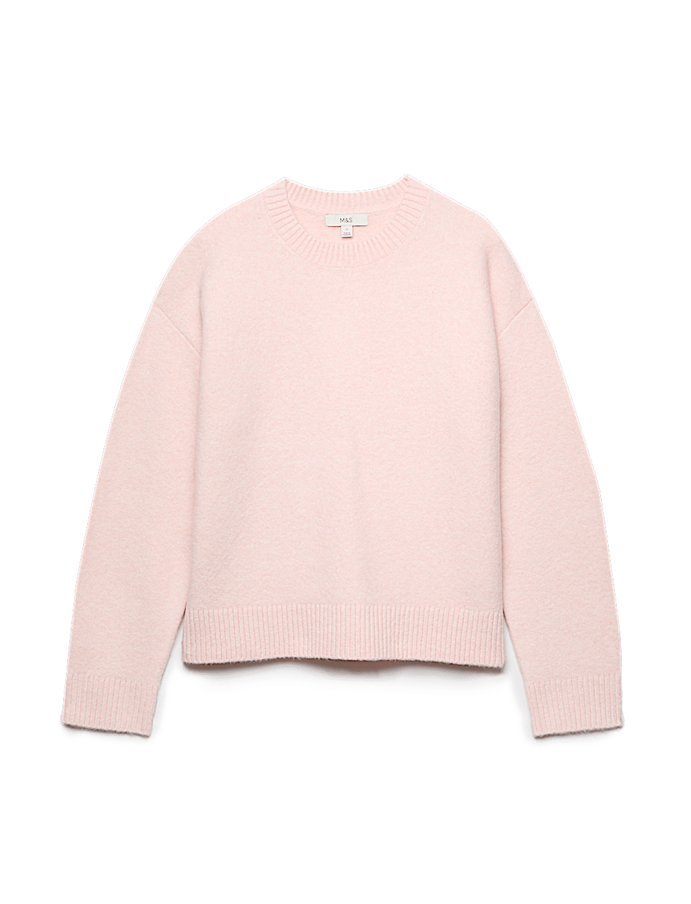 Crew Neck Relaxed Jumper with Wool