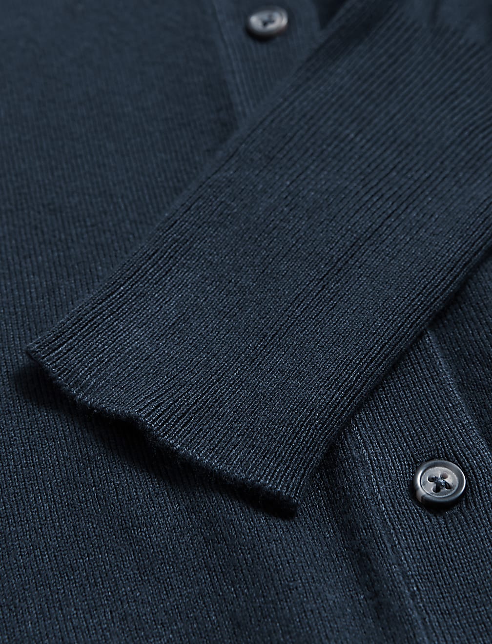 Crew Neck Button Front Cardigan