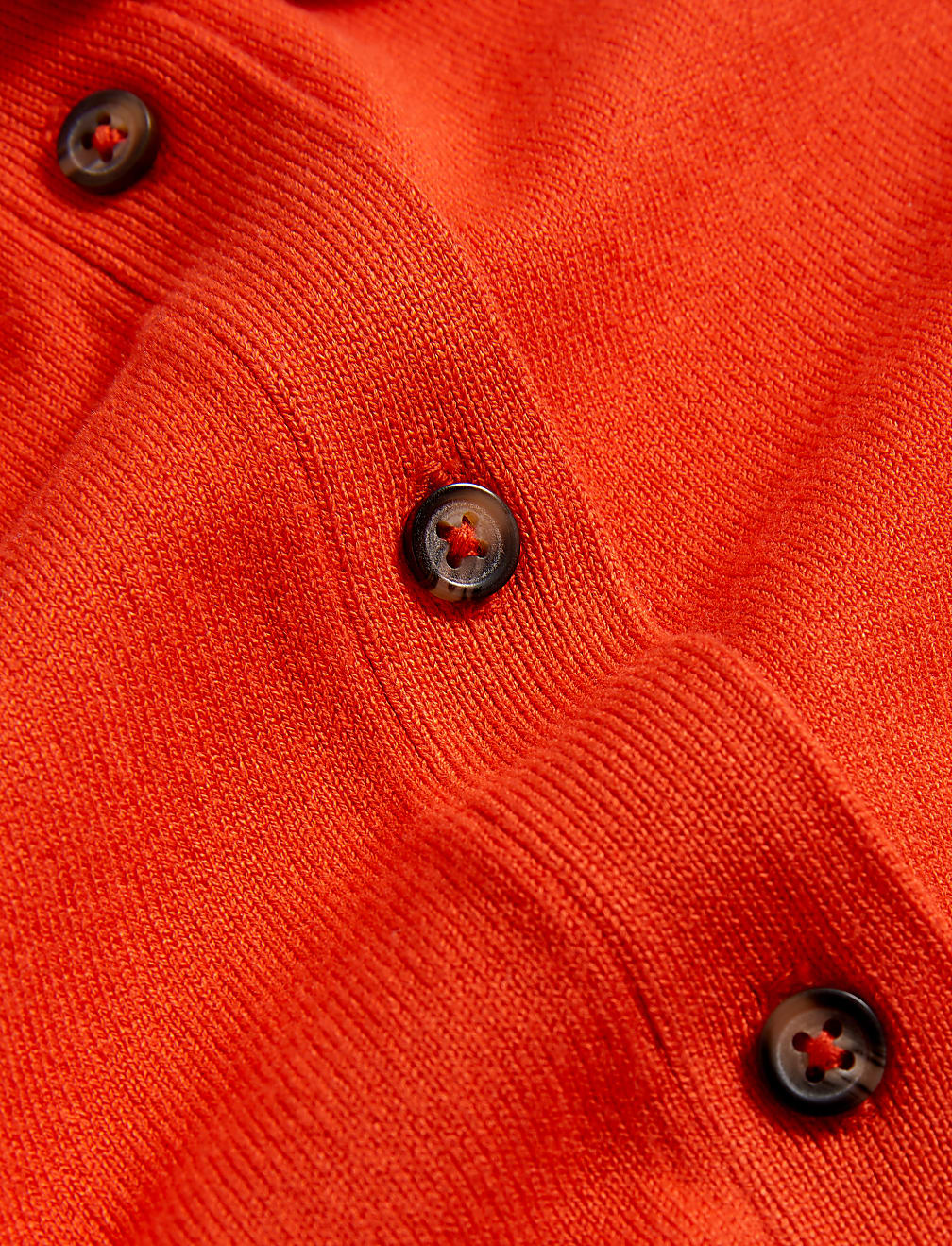 Crew Neck Button Front Cardigan