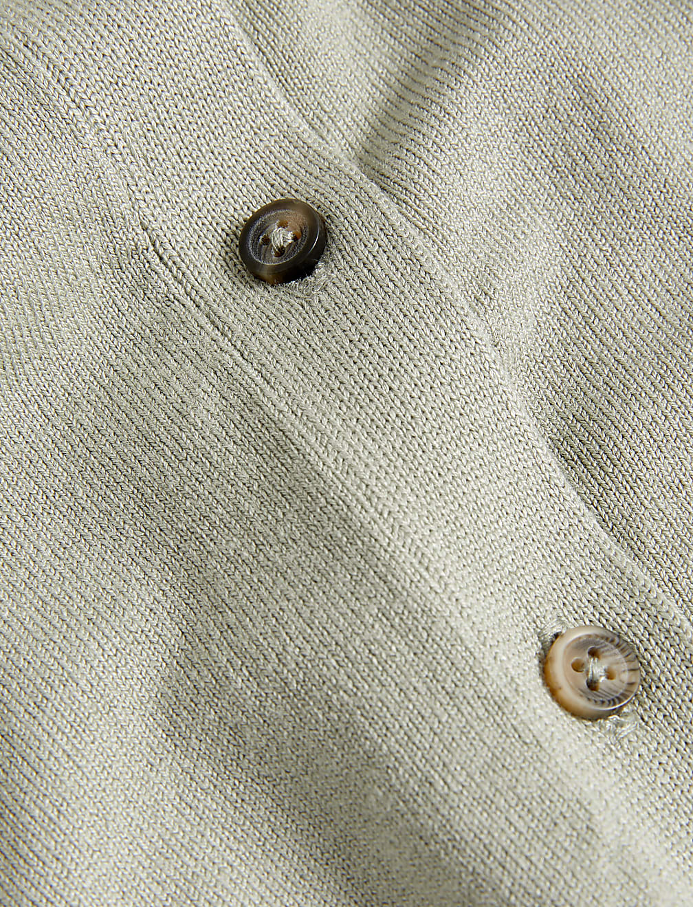 Crew Neck Button Front Cardigan
