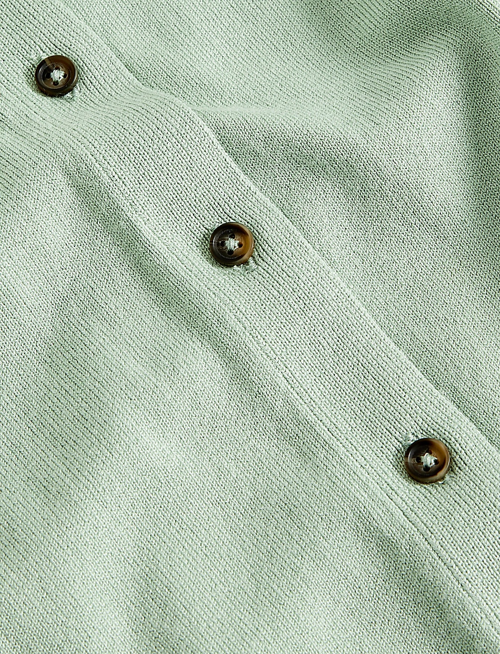 Crew Neck Button Front Cardigan