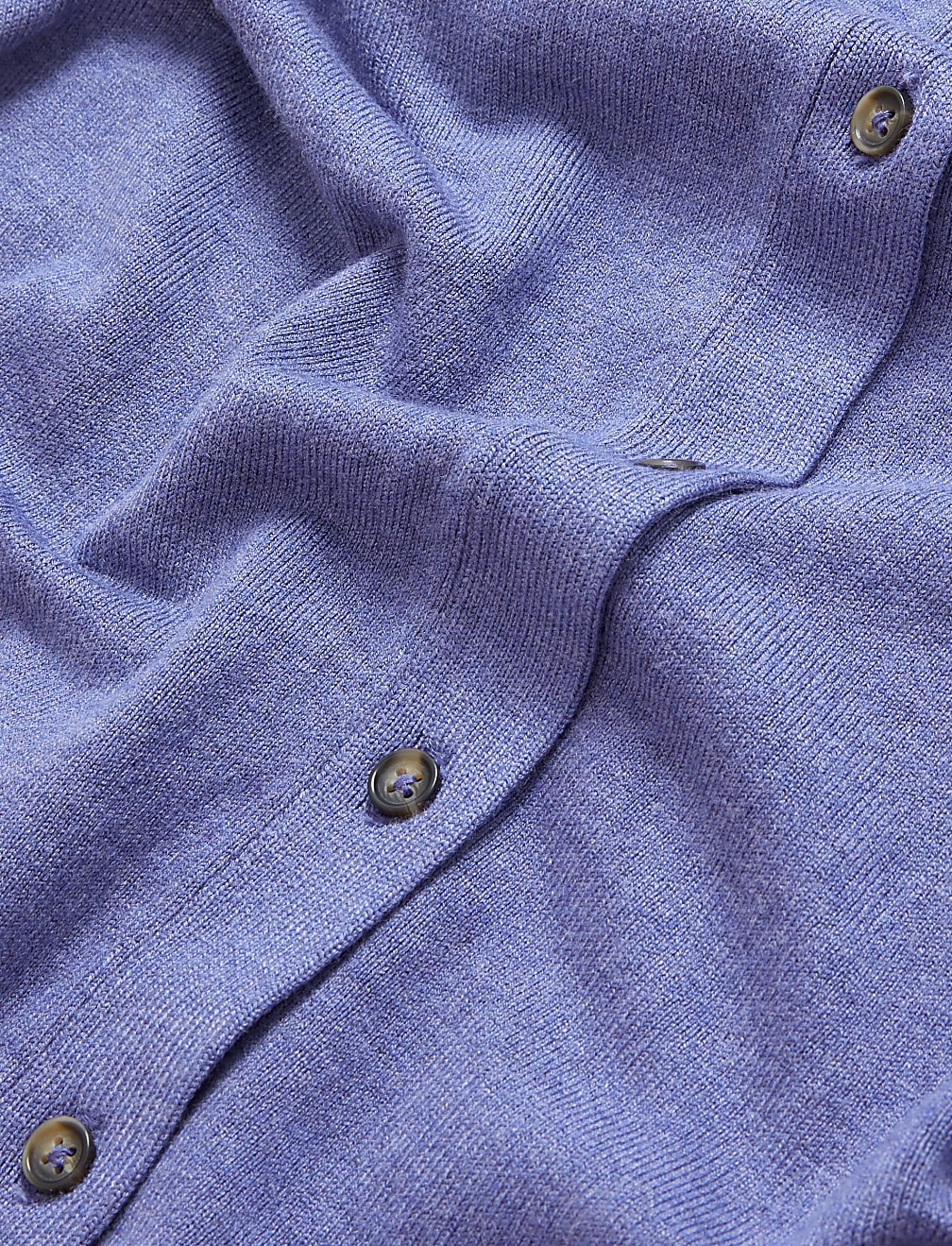 Crew Neck Button Front Cardigan