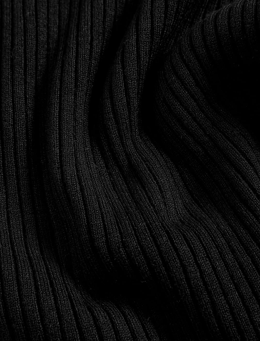 Ribbed V-Neck Knitted Vest