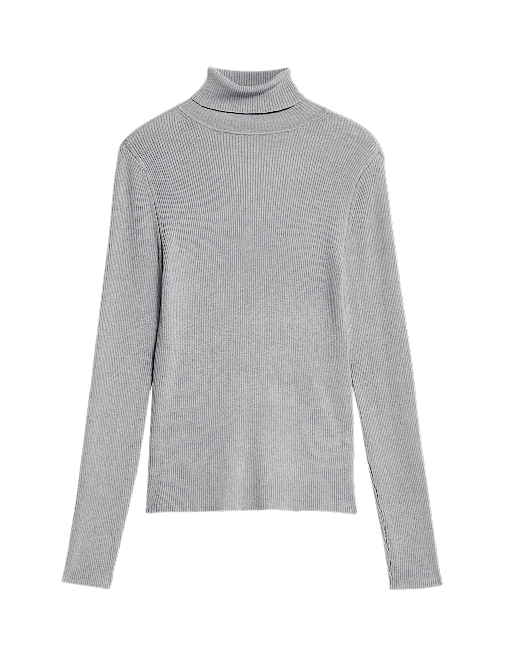 Ribbed Roll Neck Jumper