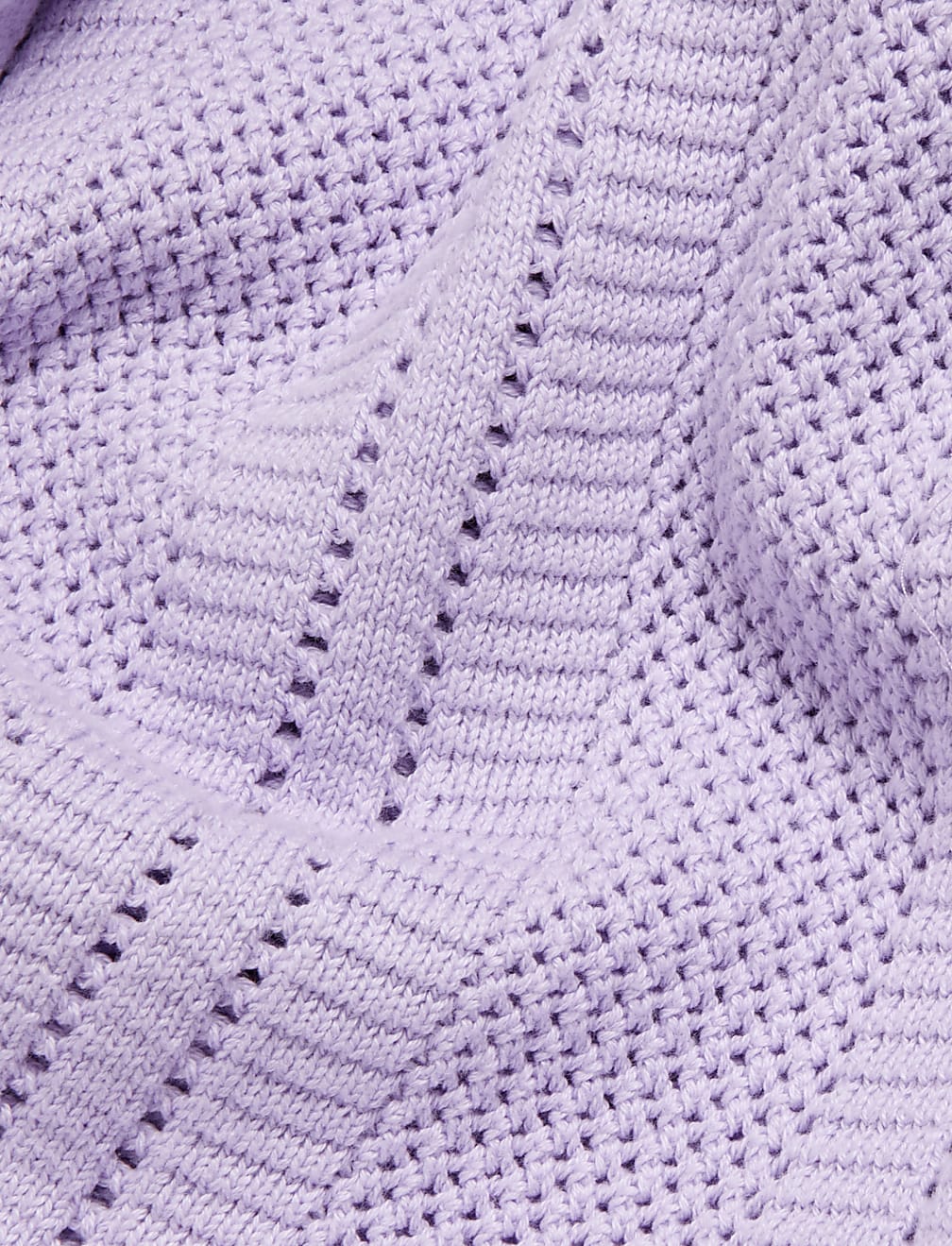 Cotton Rich Textured Crew Neck Jumper