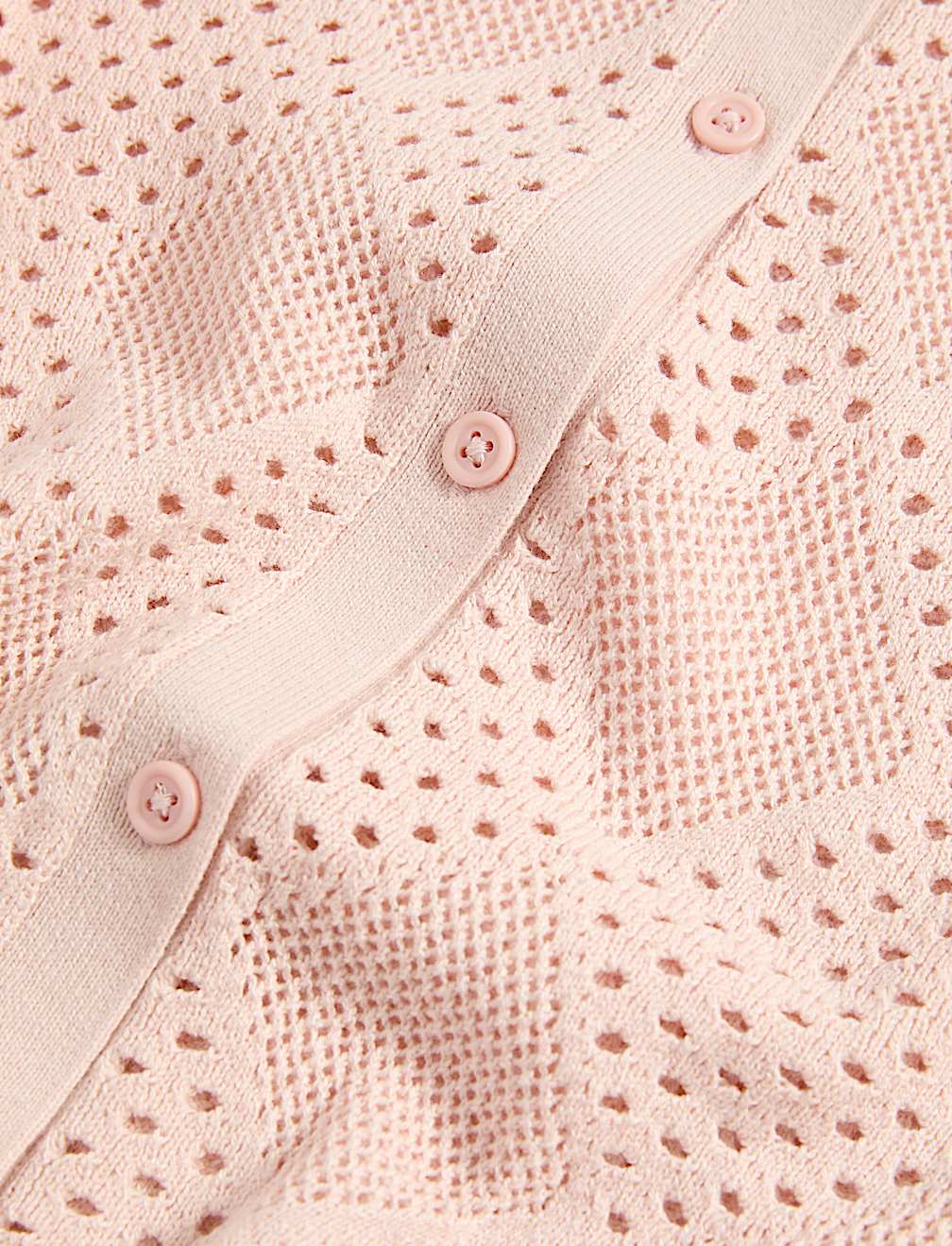 Cotton Rich Textured Collared Knitted Top