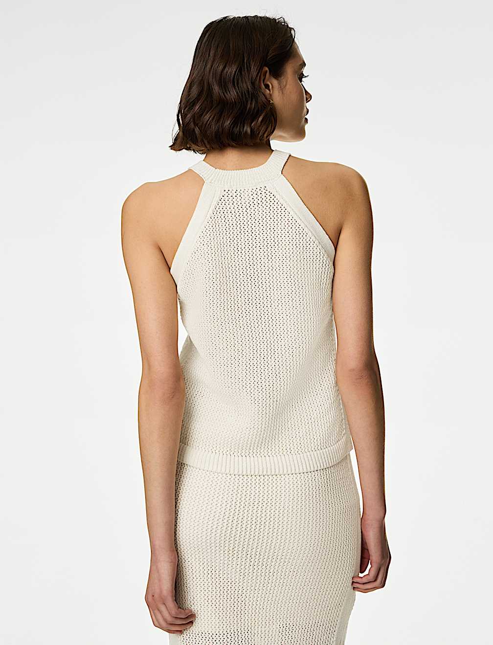 Cotton Rich Textured Knitted Top