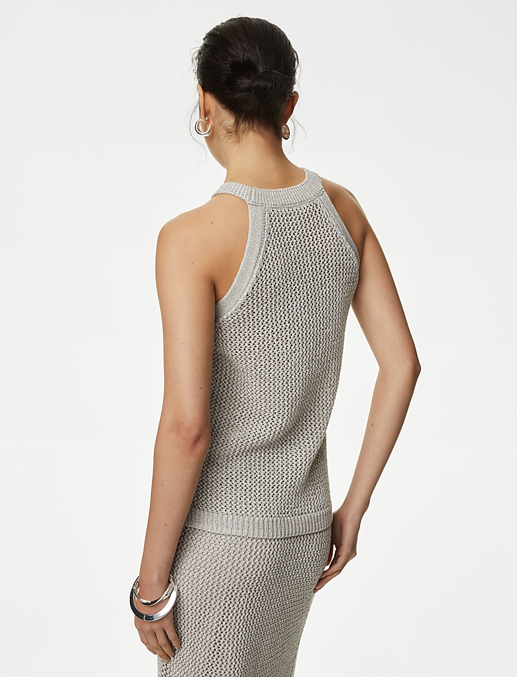 Cotton Rich Textured Knitted Top
