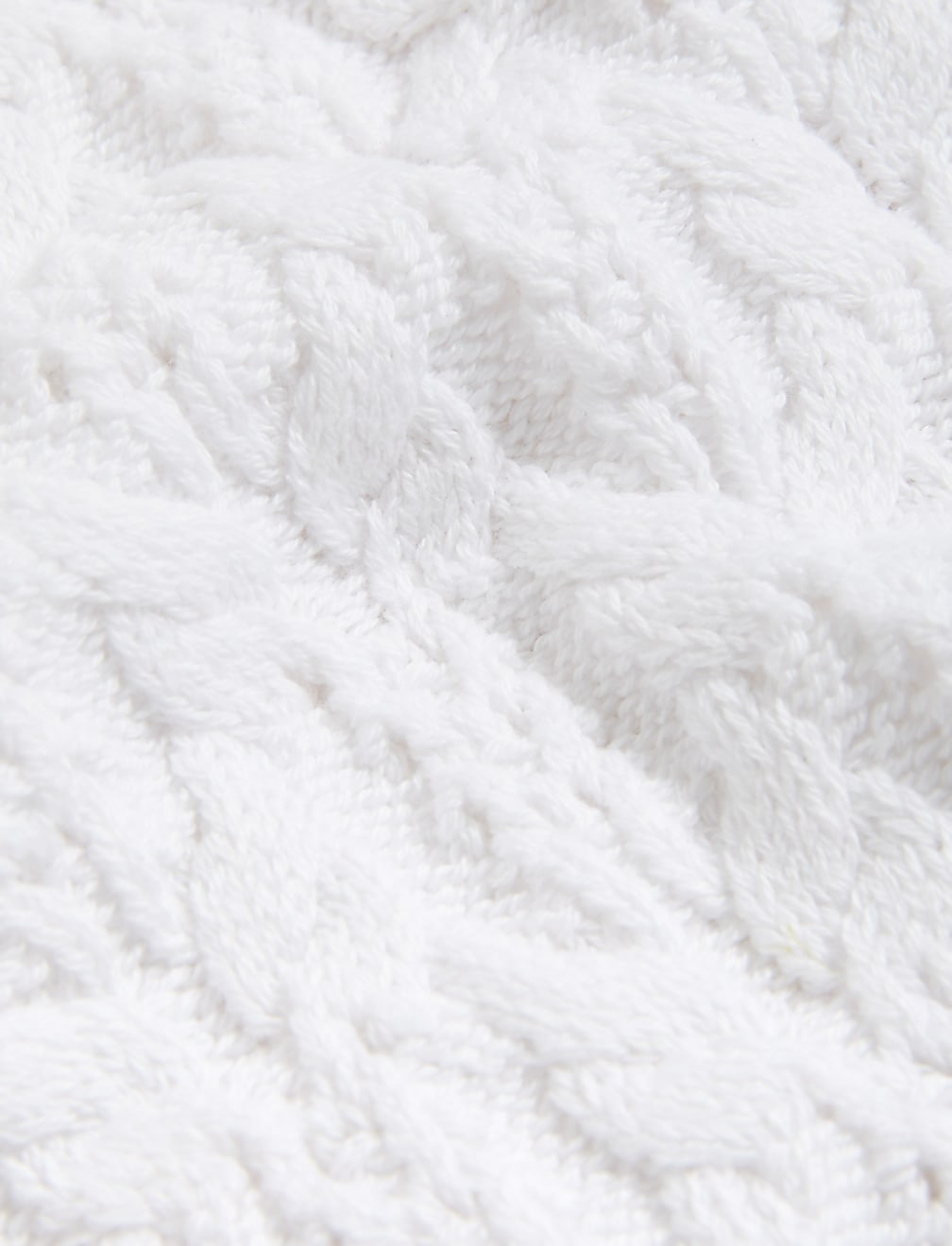Cotton Rich Textured V-Neck Knitted Vest