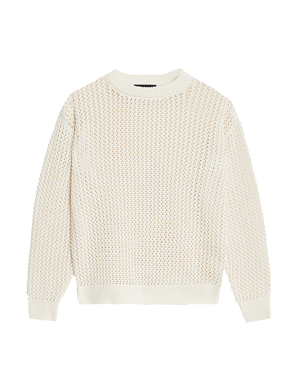 Pure Cotton Textured Jumper