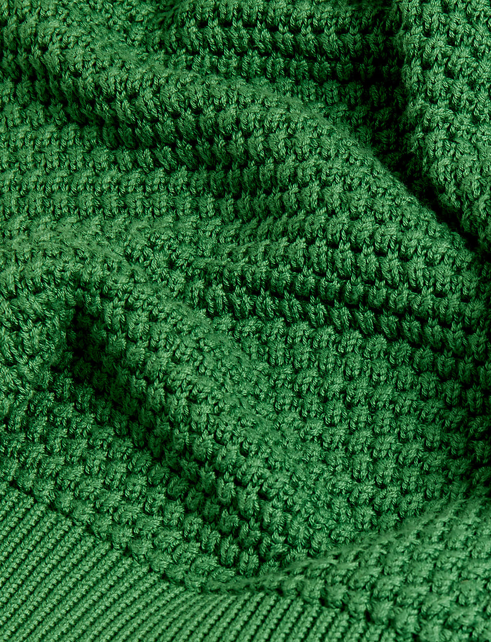 Pure Cotton Collared Knitted Top