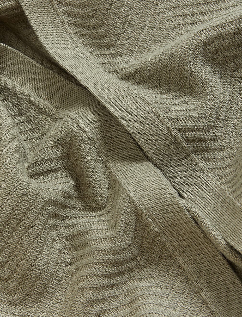 Cotton Rich Textured Relaxed Cardigan