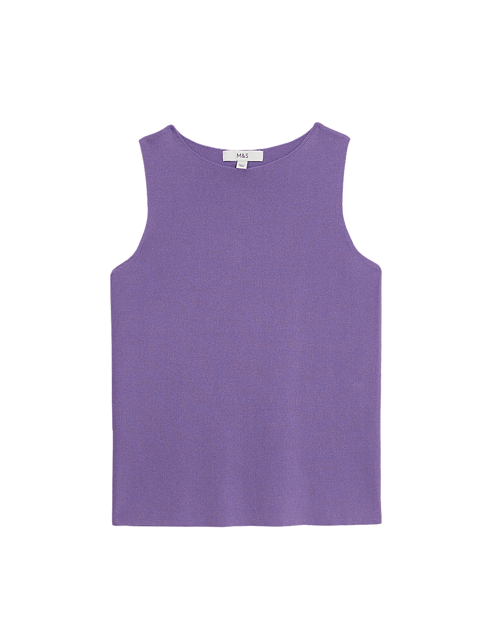 Crew Neck Knitted Vest