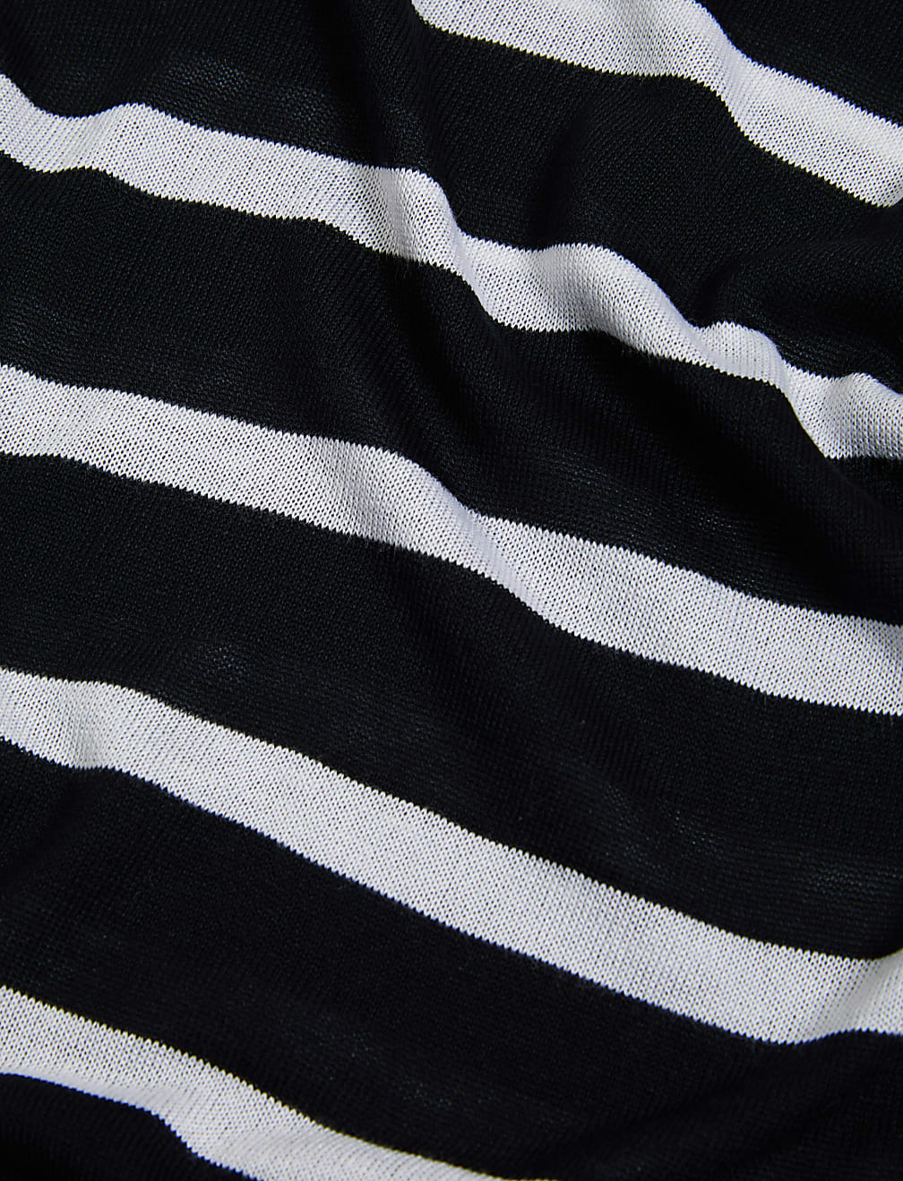 Lightweight Striped Crew Neck Jumper