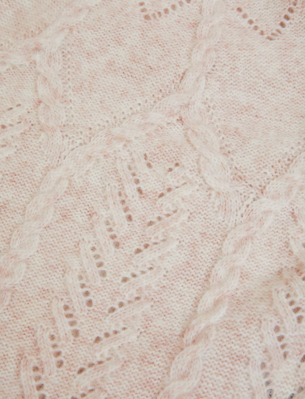 Cable Knit Pointelle Jumper