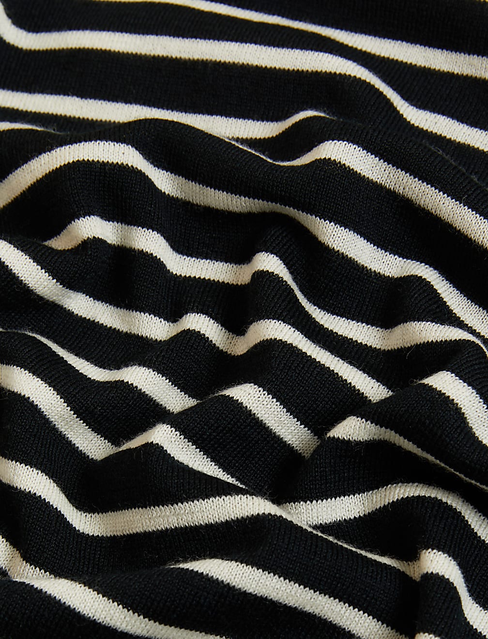 Pure Merino Wool Striped Jumper
