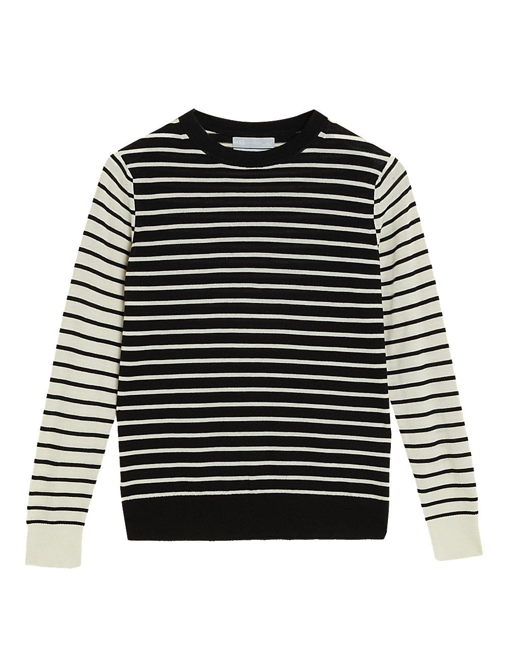 Pure Merino Wool Striped Jumper