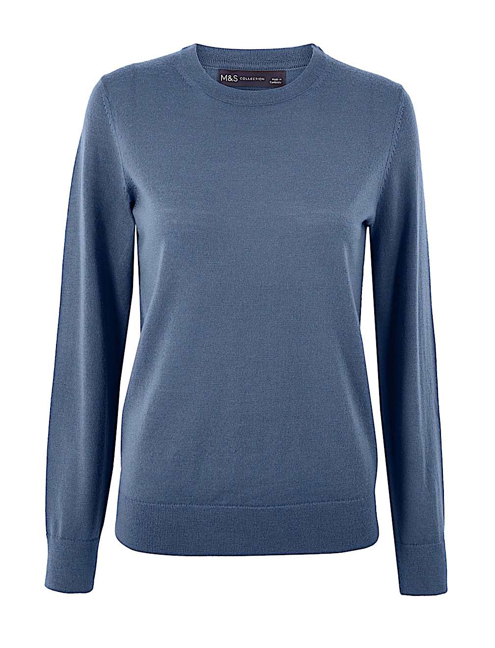 Pure Merino Wool Crew Neck Jumper