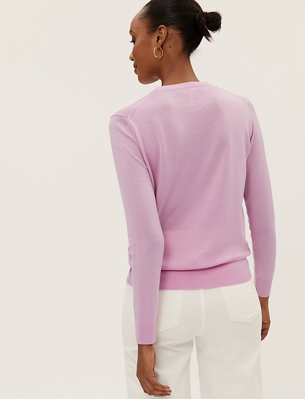 Pure Merino Wool Crew Neck Jumper