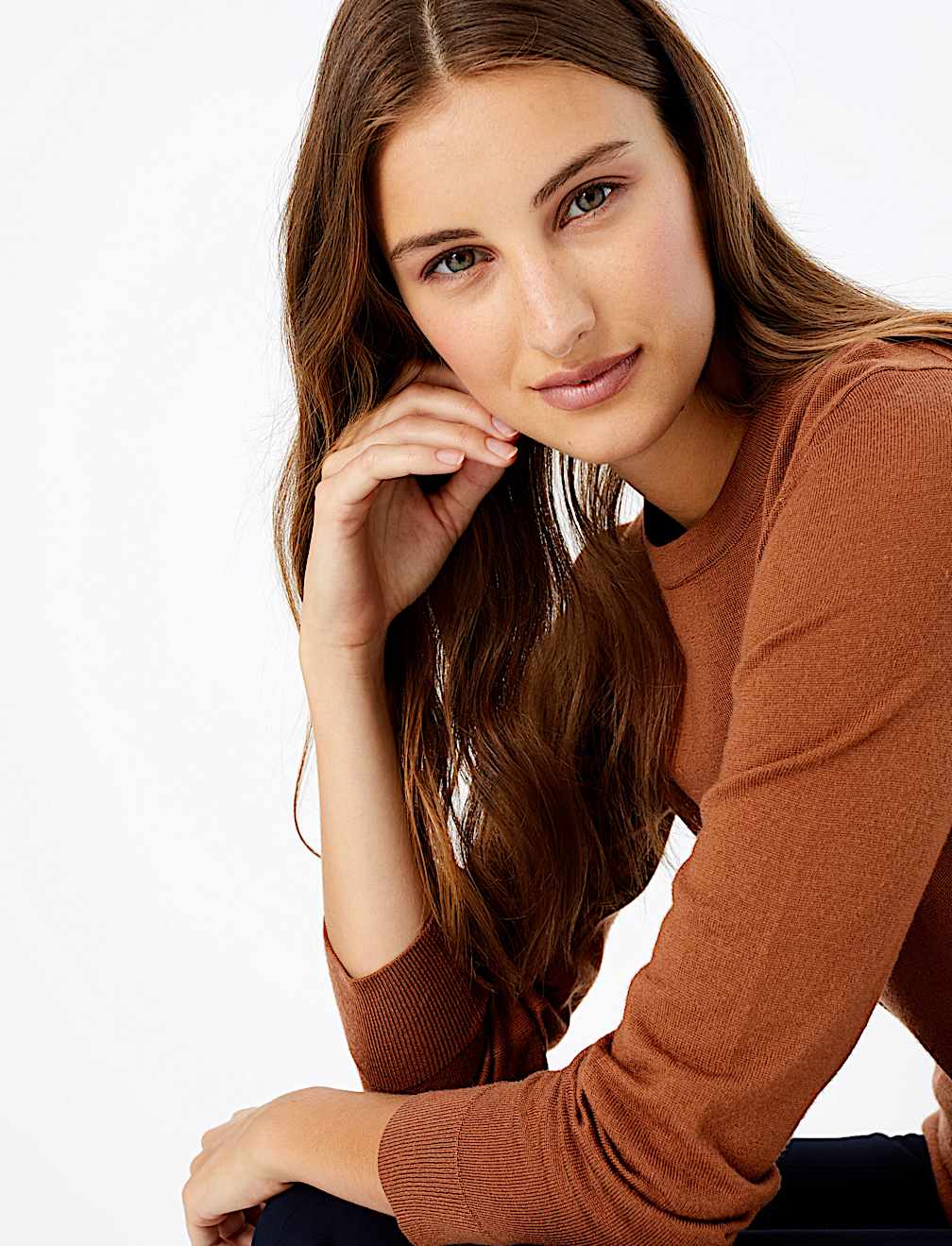 Pure Merino Wool Crew Neck Jumper