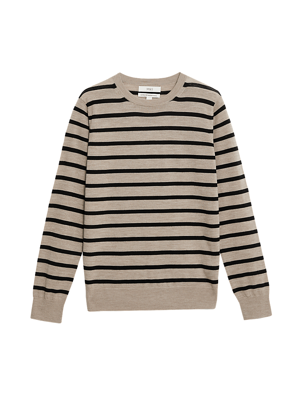 Pure Merino Wool Striped Jumper
