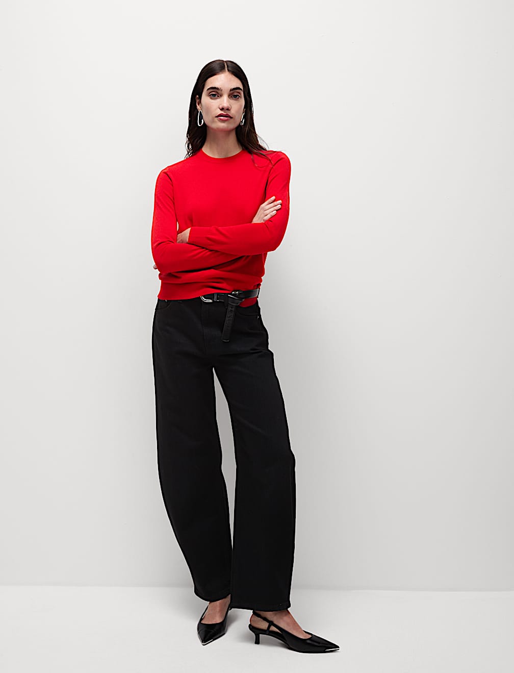 Pure Merino Wool Crew Neck Jumper