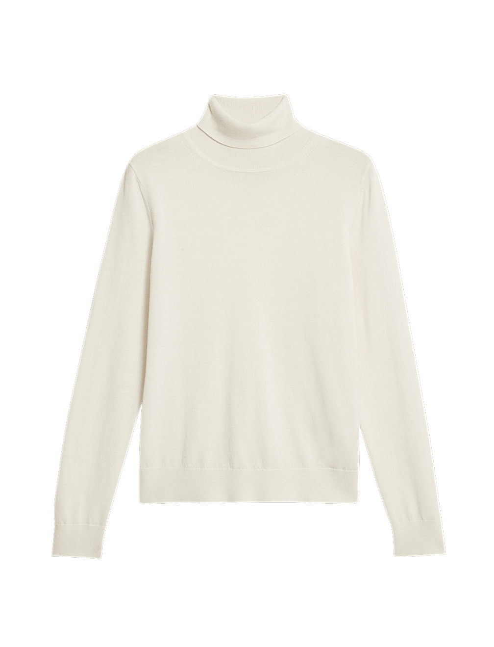 Pure Merino Wool Roll Neck Jumper
