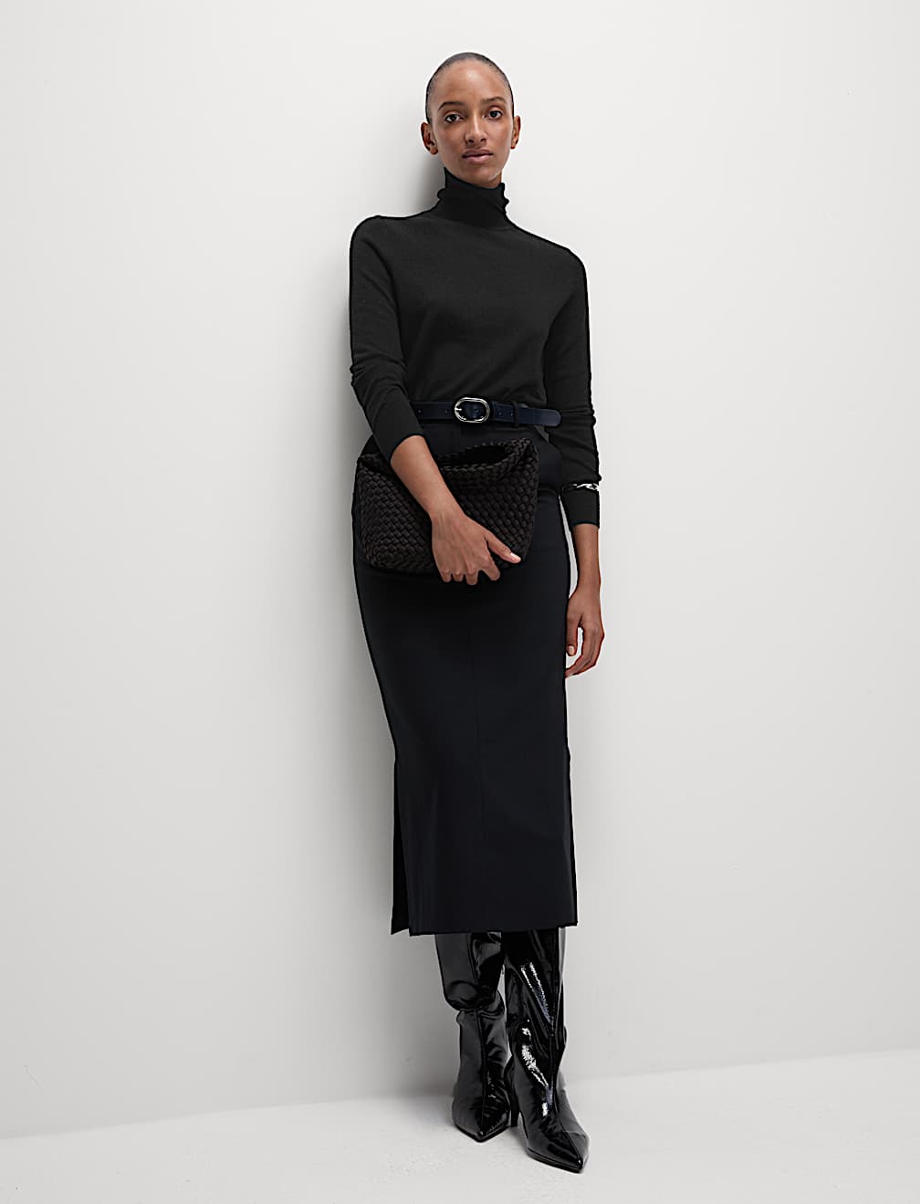 Pure Merino Wool Roll Neck Jumper