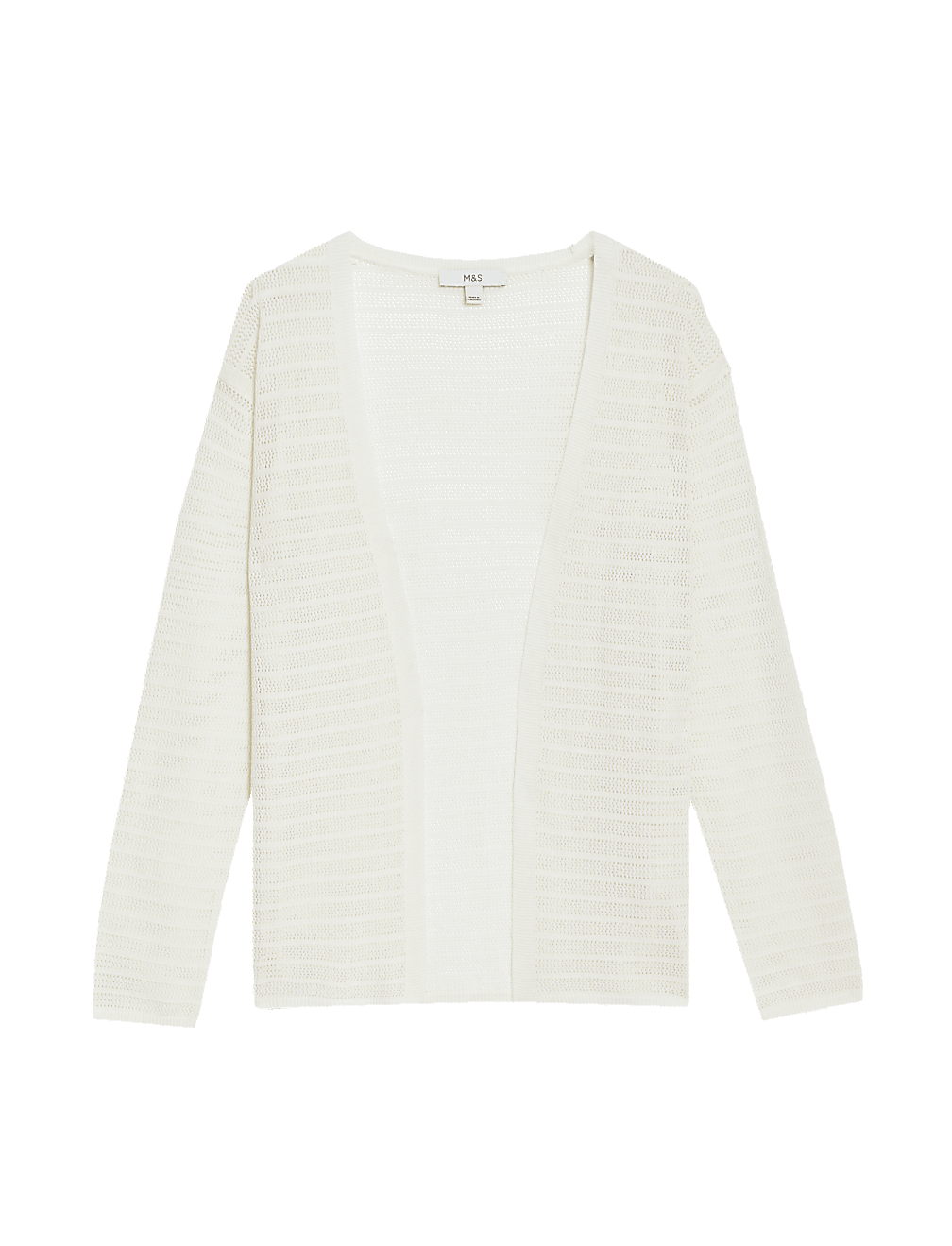 Edge to Edge Cardigan with Linen