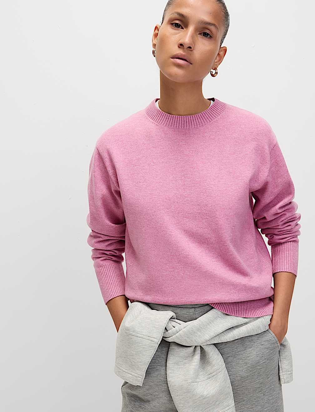 Air-Yarn Crew Neck Jumper