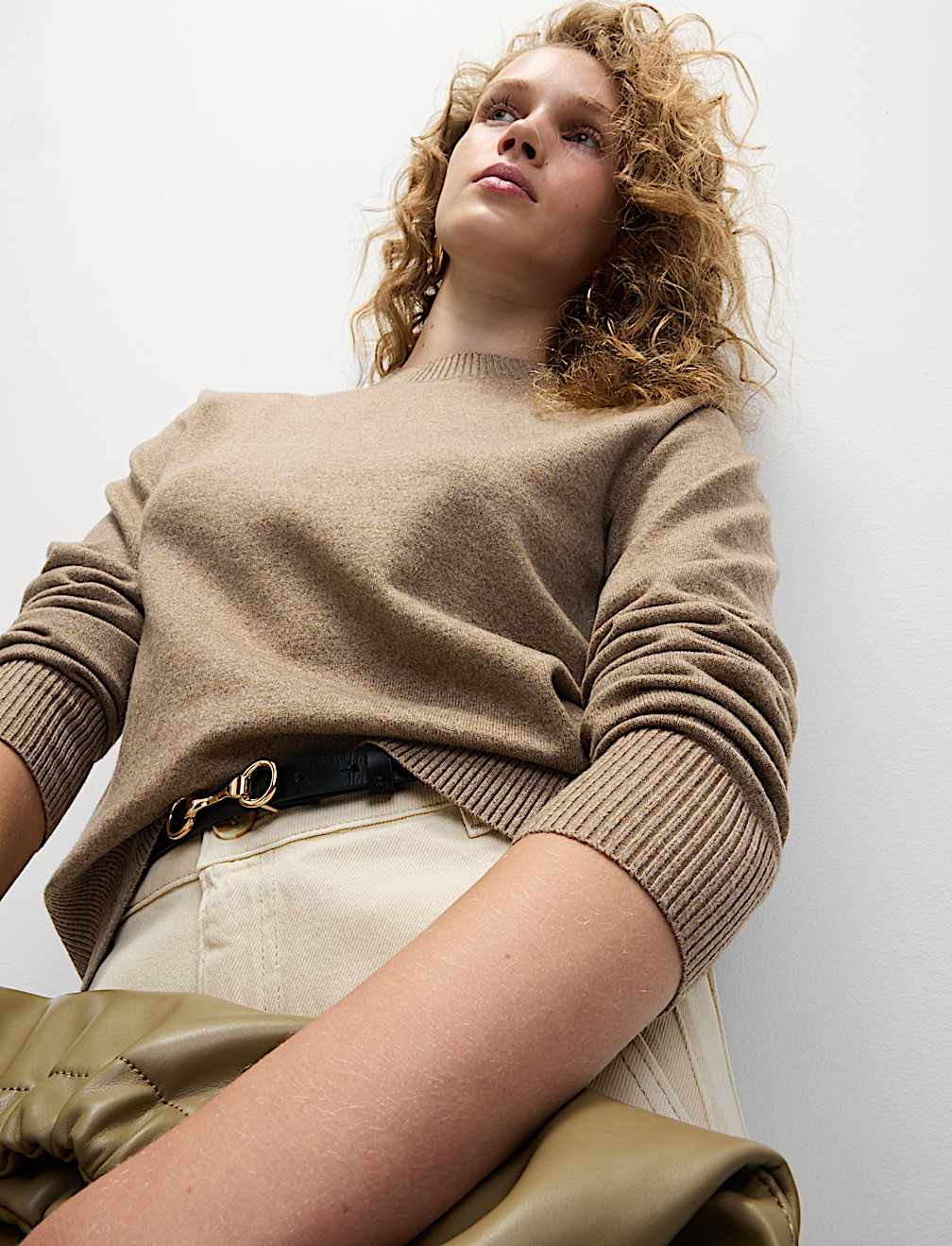 Air-Yarn Crew Neck Jumper
