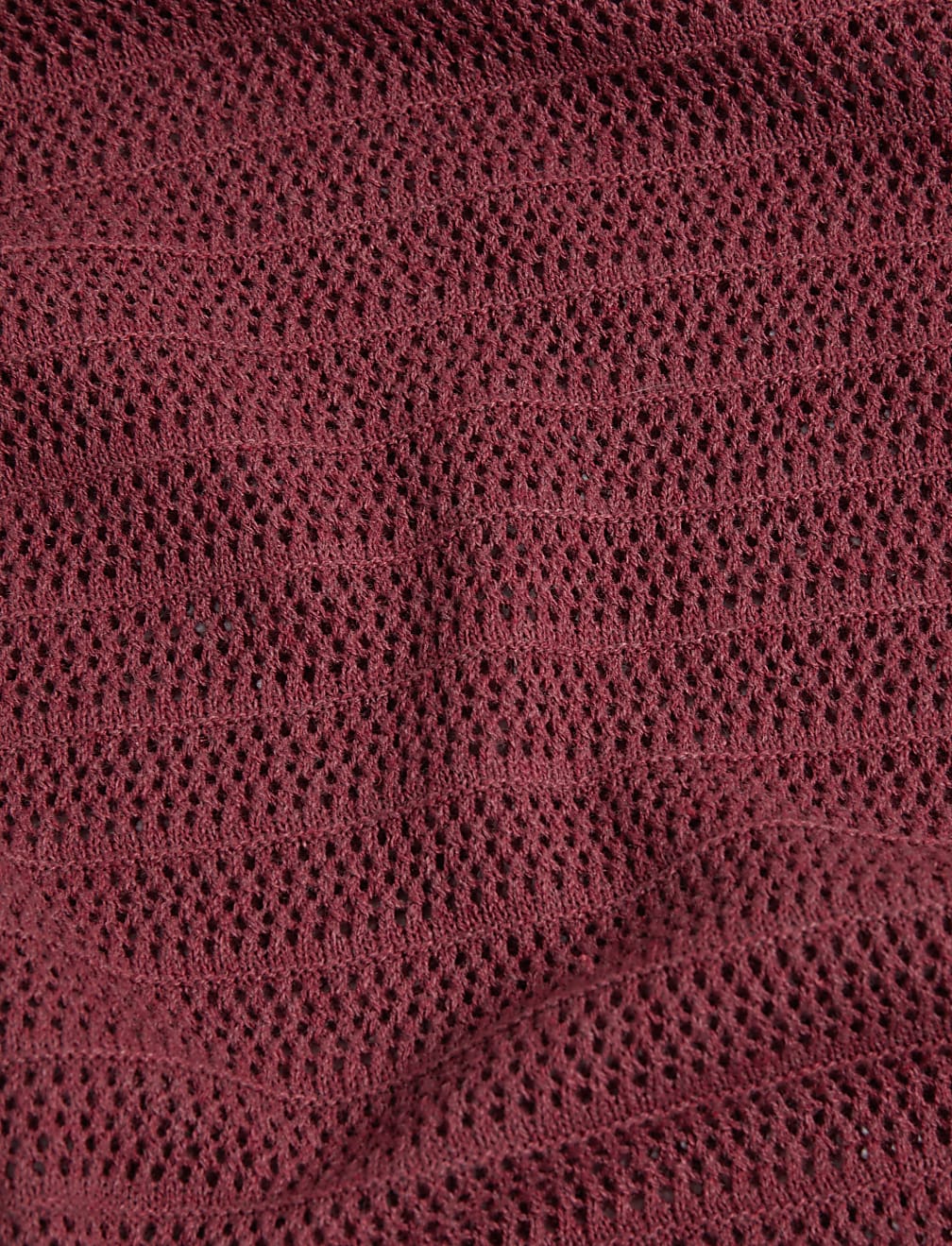 Textured Crew Neck Knitted Vest with Linen