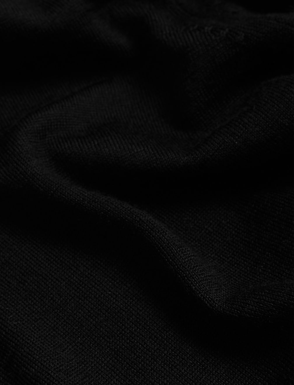 Pure Merino Wool Crew Neck Cardigan